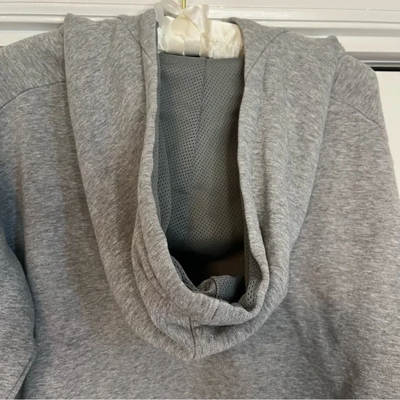 Nike Alabama Crimson Tide Fly Rush Mens Hoodie Heather Gray Sz L Pullover Swoosh - Picture 7 of 11